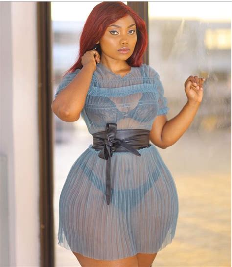 Curvy Tanzanian Model Sanchi Causes A Stir Online With Her Enormous Behind Photos