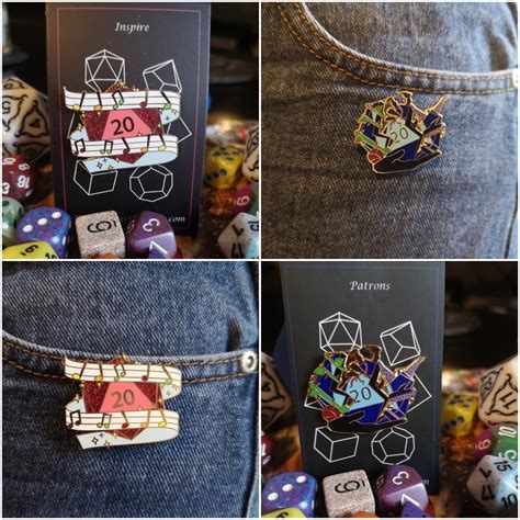 I Have Designed Bard And Warlock Class Pins Dungeonsanddragons