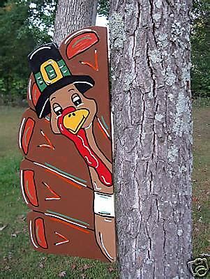Ul listed for indoor or outdoor use. Tom Turkey Tree Peeker Thanksgiving Yard Art Decoration | eBay