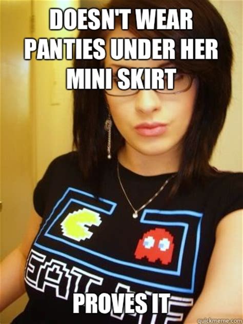 Doesn T Wear Panties Under Her Mini Skirt Proves It Cool Chick Carol Quickmeme