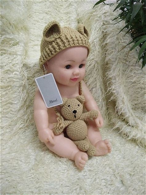 Newborn Photography Crochet Bear Ears Hats For Baby Photo Shoot Knitted