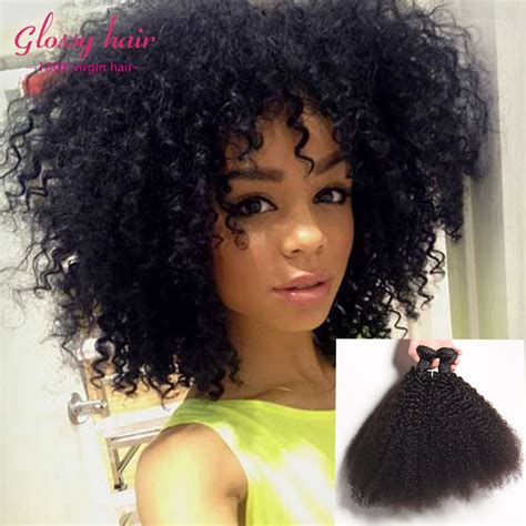 Unice Hair Kinky Curly Virgin Hair Curly Weave Human Hair Tissage Cheveux Humain Mongolian Afro
