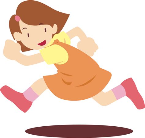 Girl Running Openclipart