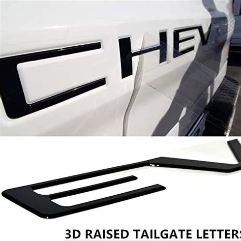 Tailgate Inserts Letters Compatible For 2019 2020 2021 2022 2023