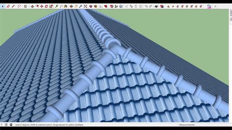 Realistic Hip Roof With Sketchup Youtube