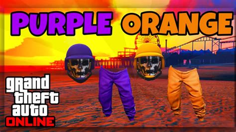 Easy Gta Orange Purple Joggers Bulletproof Helmets