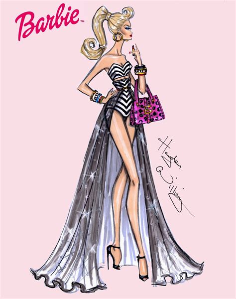 Hayden Williams Fashion Illustrations Happy Birthday Barbie