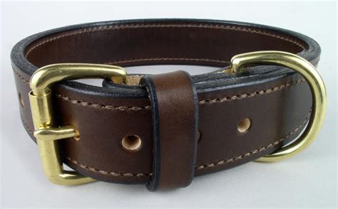 Plain Handmade Leather Dog Collars