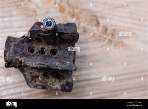 Splinter Of A Mine Of The Period Wwii Rusty Mortar Mine From The