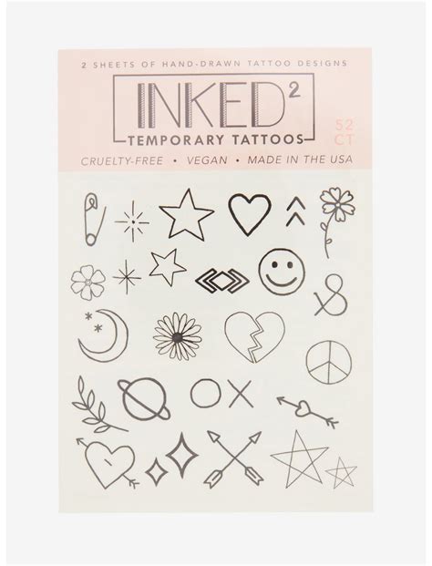Minimalist Temporary Tattoos Hot Topic