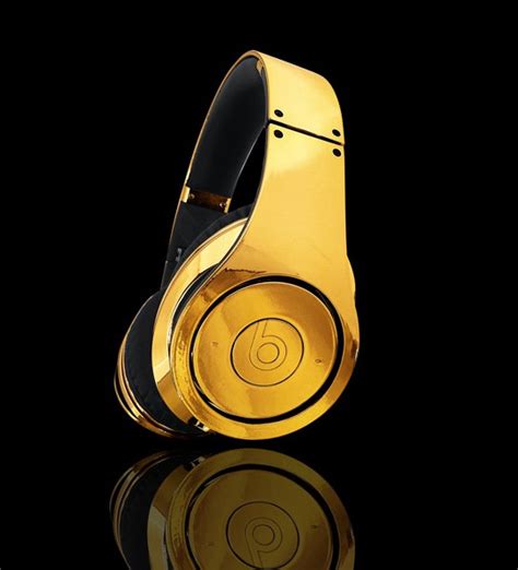 24 Carat Gold Plated Dr Dre Beats Studio Headphones Shouts