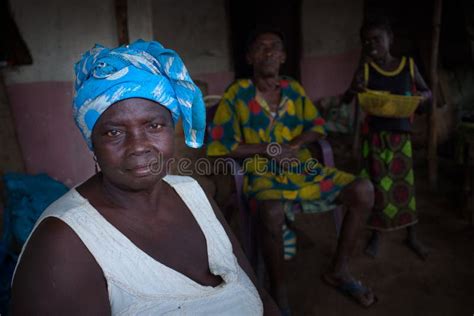 Sierra Leone West Africa The Village Of Yongoro Editorial Photography