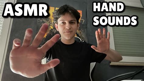 Asmr Relaxing Hand Sounds 🖐🏻 Face Reveal Youtube