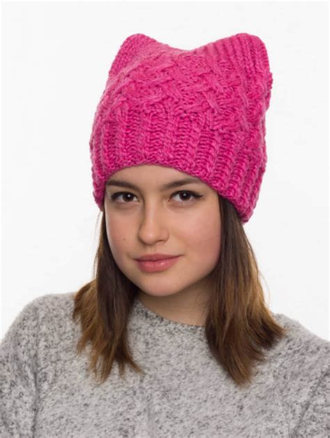 Pussy Hat Cat Hat Pink Pussy Hat Pink Pussyhat Pussy Hats Cat Ear Hat Cat Ears Hat Gift For Her