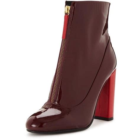 Carvela Stephan Patent Zip Up Ankle Boot Patent Leather Boots