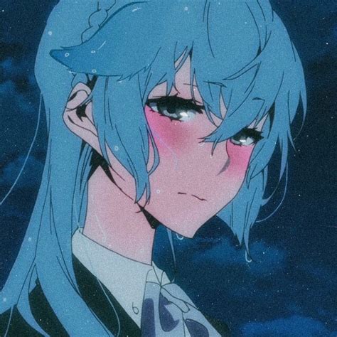 Kawaii Anime Girl Anime Art Girl Blue Aesthetic Aesthetic Anime