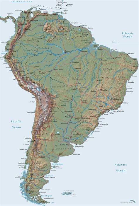 Map Of Brazil South America