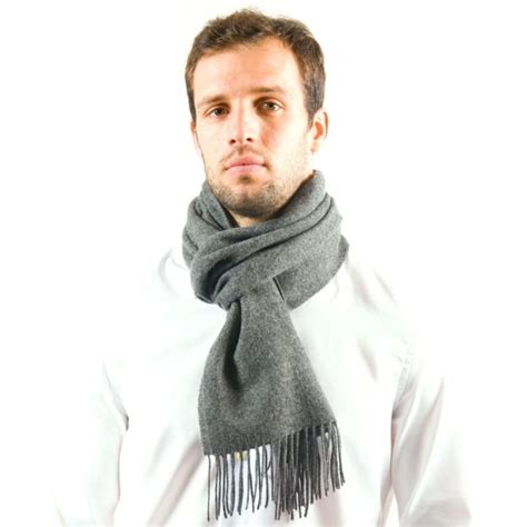 Plain Anthracite Grey 100 Lambswool Scarf From Ties Planet Uk