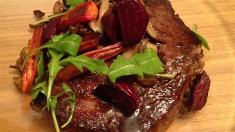 Herb Marinated Rib Eye Steak With Root Vegetables Edmonton Cbc News