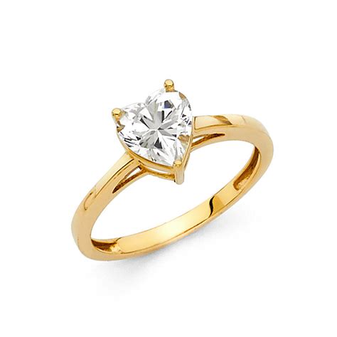 Two bands, inseparably linked, turning around each other in perpetual motion. 1.00 Ct Heart Diamond Solitaire Engagement Wedding Ring ...