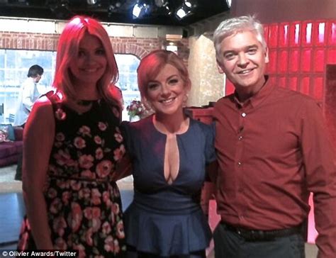 Sheridan Smith Ramps Up Her Sex Appeal In Very Low Cut Dress On This Morning Daily Mail Online