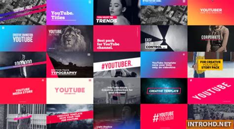 You'll find many cool intro makers for youtube. VIDEOHIVE YOUTUBE TITLES PRO - FINAL CUT PRO » Free After ...
