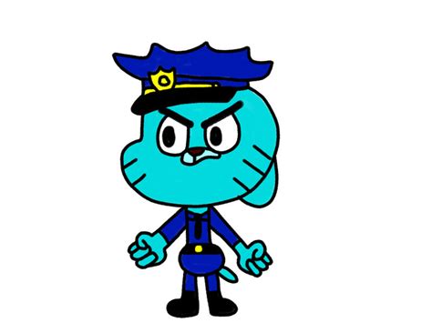 Gumball As A Cop By Migsgarcia5127 On Deviantart