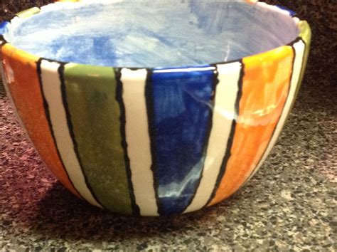 Hand Painted Bowl Hand Painted Bowls Painting Ideas Art Art