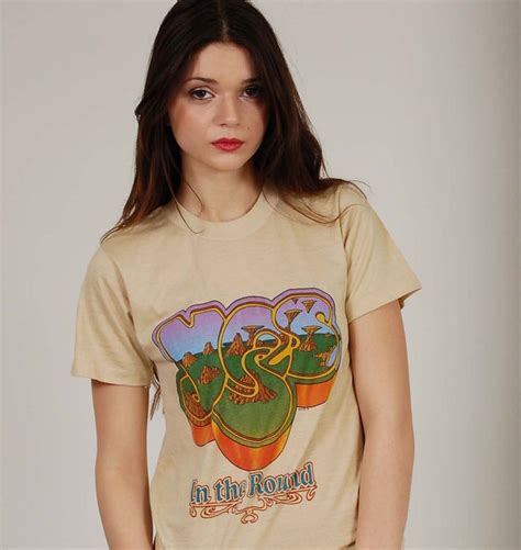 Rare Yes Vintage 70s Tshirt In The Round 1979 By Lotusvintageny T