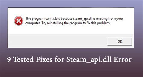Max Payne Error Missing Steam Api Dll Archives Fix Pc Errors