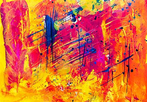 1920x1080px Free Download Hd Wallpaper Yellow And Red Abstract