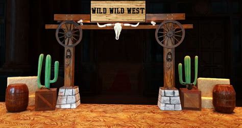 Wild Wild West Entrance Decoration Wild West Theme Wild West Party