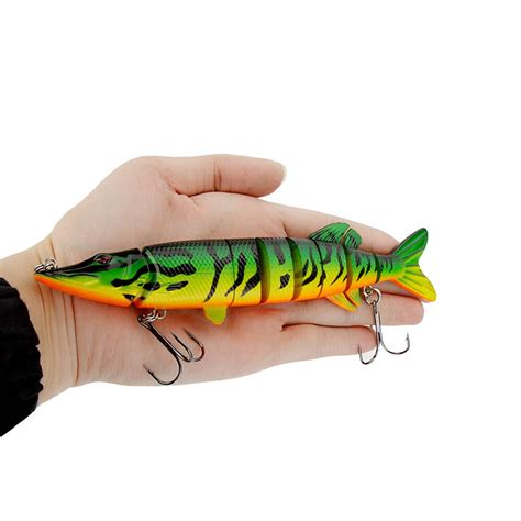 Buy 9 Segement Artificial Pike Lure Muskie Fishing
