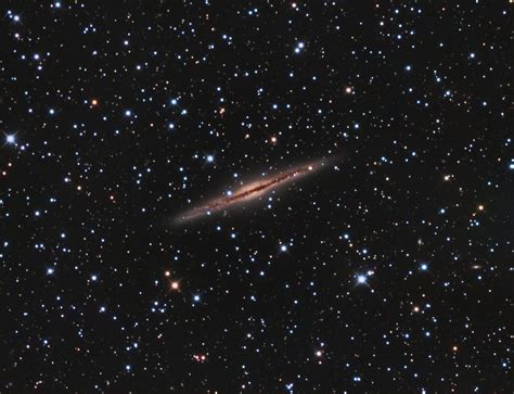 Ngc 891 Unbarred Spiral Galaxy In The Constellation Andromeda Sponli