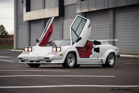 19885 Lamborghini Countach 5000 Qv In Bianco White Is As
