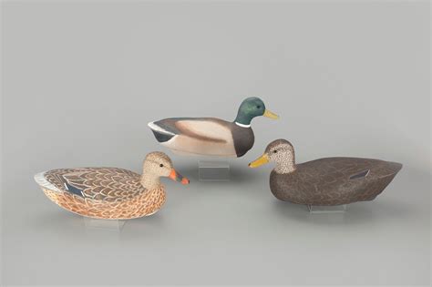 Three Duck Decoys By Delbert Cigar Daisey B Sold At Auction
