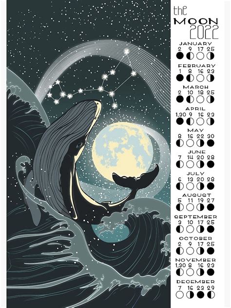 Moon Calendar 2022 Lunar Calendar 2022 Est Moon Phase Calendar