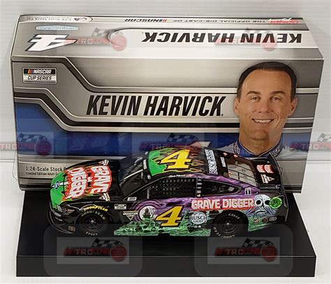 Kevin Harvick 2021 Lionel Racing 4 Grave Digger Ford Mustang 124 Ebay