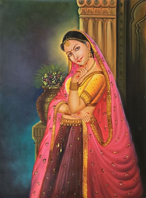 Rajasthani Painting Rajasthani Art Princess Painting Painting Of