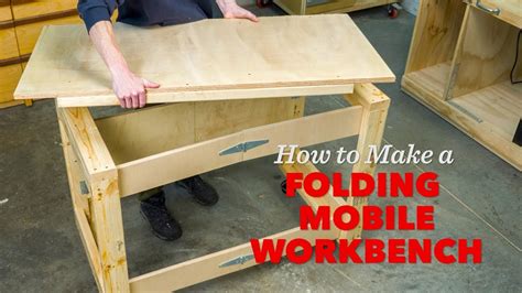 How To Make A Folding Mobile Workbench Youtube