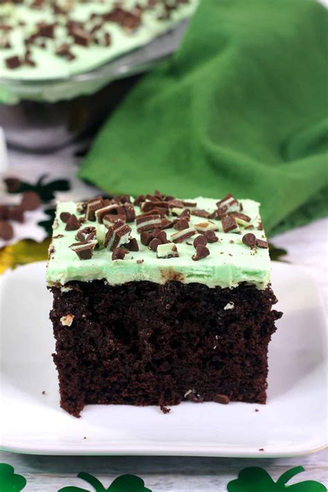 Andes Mint Chocolate Poke Cake Recipe Sweet Pea S Kitchen