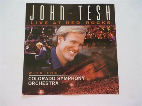 John Tesh Live At Red Rocks Colorado Symphony LP Record Photo Flat X Poster Autographia