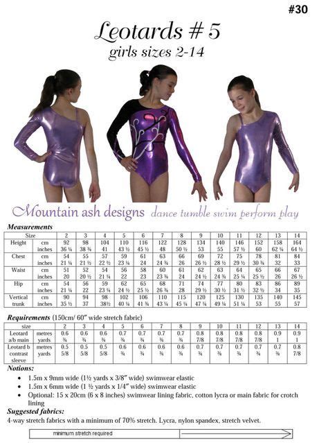 Make Your Own Gymnastics Leotards Using This Pdf Sewing Pattern