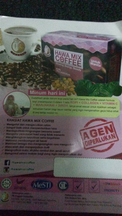 Minum air rebusan buah manjakani tersebut. Fuziah Sulaiman blog: KUD- Produk TPM - HAWA MIX COFEE