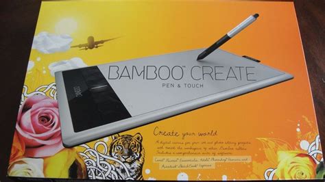 Wacom Bamboo Create Pen And Touch Tablet Cth670 Touch Tablet Wacom