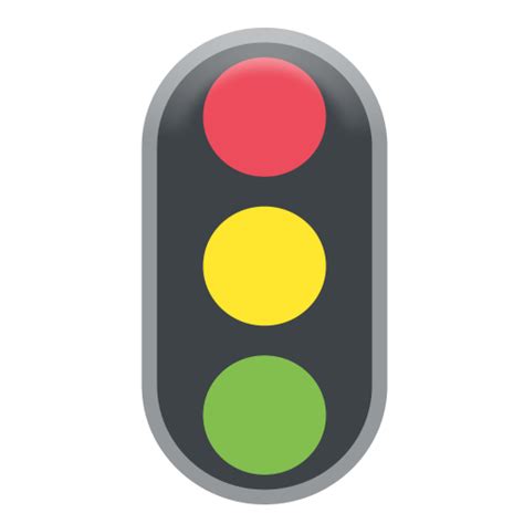 Vertical Traffic Light Emoji Icon Png Transparent Emo