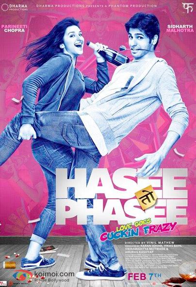 hasee toh phasee theatrical trailer feat parineeti chopra sidharth malhotra koimoi