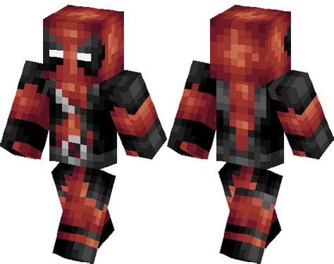 Deadpool The Amazeing Super Hero Invincible Minecraft Skin