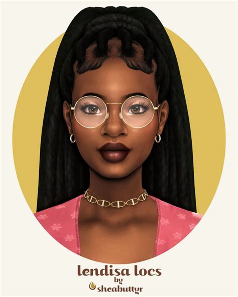 Lendisa Locs Sheabuttyr No Patreon The Sims 4 Pc Sims Four Sims 4