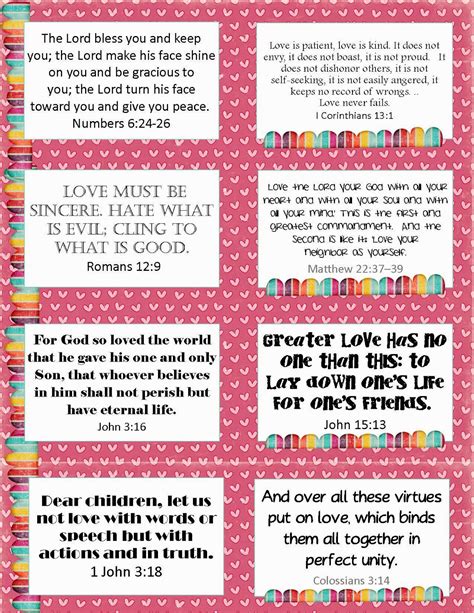 The Blogging Pastors Wife Printable Valentines Verse Cards